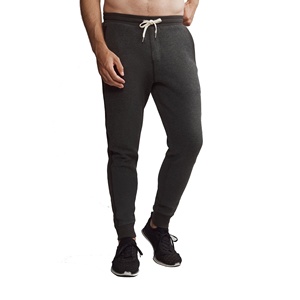 Pantalones de chándal deportivos ajustados clásicos para hombre, ligeros, transpirables, 400gsm, pantalones de lana, Sim Fit, bordado con cordón, informales - Product Image 1