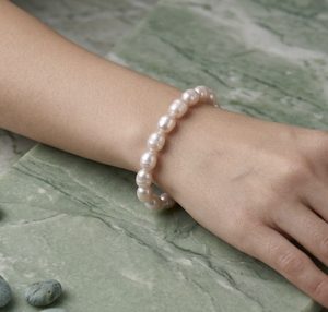 Pulsera de Perlas con Cuentas, Joyería Unisex de Moda para Regalo de Compromiso o Aniversario - Product Image 1