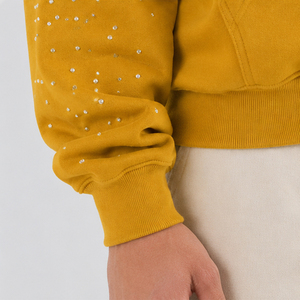 Sweat-shirts à strass pour hommes, design unique, prix raisonnable, vente chaude, 100% coton, sweat-shirts en molleton à strass pour hommes - Product Image 5