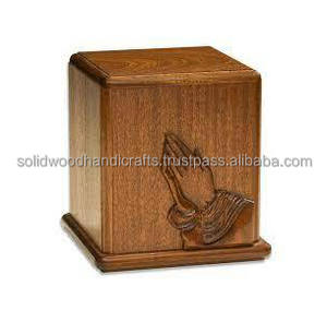 Urnas de cremación de madera para adultos Urnas de madera Urnas funerarias Tamaño personalizado Suministros funerarios - Product Image 1