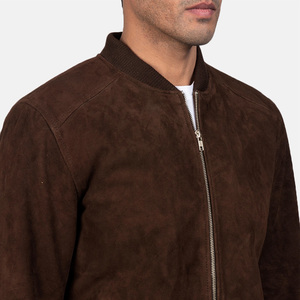 2026 New Arrival Fully Customized Solid ODM Genuine Cowhide Buffalo Men <b>Winter</b> Leather <b>Jacket</b> Stand Collar Made Sialkot Pakistan - Product Image 5