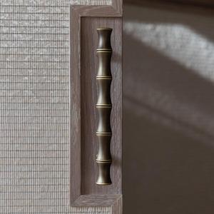 Manijas de Puerta Dobles de Metal, Manijas de Puerta de Latón para Hotel y Hogar, Herrajes Arquitectónicos Decorativos Interiores de Acero Inoxidable - Product Image 2