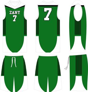 Uniformes de Baloncesto Personalizados Hechos en Pakistán, 100% Poliéster, Unisex, Alta Calidad, Transpirables, Antibacterianos, Tallas Grandes - Product Image 3