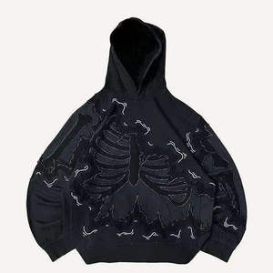 Custom 220g 100% Cotton French Terry Heavyweight Breathable Heat Transfer Printing Seamless Fusing Needle Detection <b>Sun</b> Men's - Product Image 3