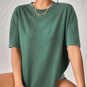 T-shirt pour femme de qualité supérieure avec étiquette personnalisée, t-shirts oversize pour femmes, t-shirt décontracté pour femmes, t-shirt confortable pour femmes - Product Image 1