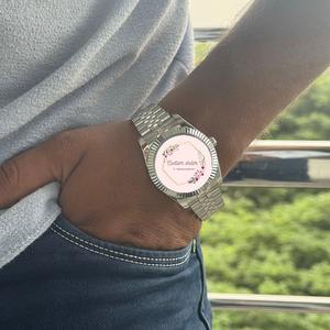 Montre-bracelet mécanique de luxe pour homme en acier inoxydable, moderne, sportive, pour le quotidien et les affaires, décontractée, avec aiguilles de 20 mm et verre saphir - Product Image 2