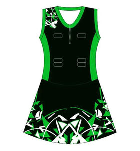 Tenue de netball en gros d'usine, robe de netball entièrement sublimée, conception personnalisée avec logo, nom et numéro d'équipe pour femmes, filles et adultes - Product Image 1