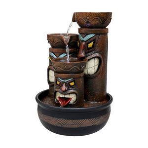 Fontana LED da Tavolo Tiki Totem da 15,5 Pollici, Elegante Decorazione per Casa, Ufficio o Stanza - Product Image 6