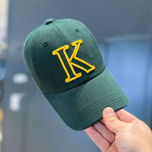 Gorra de Béisbol Retro con Letra K Bordada, Unisex, para Exteriores, Estilo Trucker, en Oferta de Primavera y Verano - Product Image 3