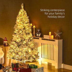 Warm White LED Christmas <b>Trees</b> with Snow Frosted <b>Branches</b> - Product Image 3