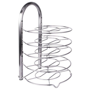 Étagère de rangement pour casseroles et poêles en acier inoxydable de qualité supérieure, 5 niveaux, gain de place, pour cuisine et comptoir - Product Image 1