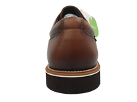 Chaussures Oxford décontractées pour hommes Dlords Declan marron en synthétique uni, à lacets, avec semelle intermédiaire en EVA, légères, pour toutes les saisons