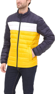 Men's Puffer <b>Jacket</b> Winter Warm Windproof Outdoor <b>Smart</b> Casual Stand Collar Color Block Puffer <b>Jacket</b> - Product Image 4