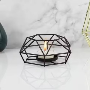 Temple Metal Tealight Holder Traditional Design Diwali Decoration Candle Stand <b>Mandir</b> Use - Product Image 2