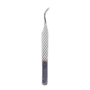 Pince à cils professionnelle en acier inoxydable de haute qualité, antistatique, design durable pour extensions de cils, logo personnalisé, marque privée - Product Image 4