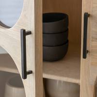 Vitrine à 2 portes en bois de manguier Vandana Maxima Stellar