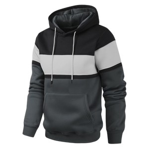 Sudadera con Capucha Unisex Verde Oliva, Blanca y Negra, Estilo Urbano, Sudadera Tipo Pullover, Prenda Esencial Cómoda para el Invierno - Product Image 4