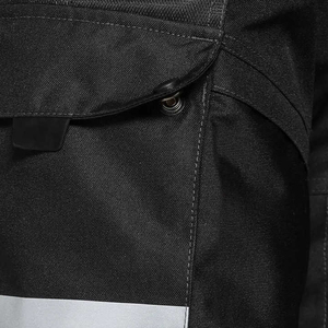 Pantalones de Traje de Carreras de Alta Calidad en Cordura Totalmente Negros, Transpirables, de Secado Rápido, Cómodos, Resistentes al Viento, para Motociclismo, Turismo y Aventura - Product Image 4