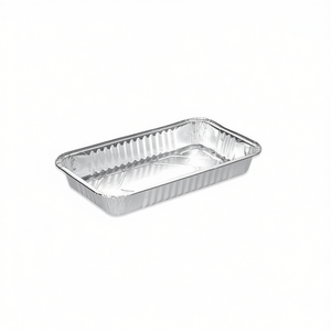 Barquette rectangulaire en aluminium 32,2x26,2x4cm - Product Image 1