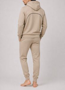 Chándal Deportivo Personalizado de Alta Calidad para Hombre, de Invierno, de 2 Piezas, con Capucha de Forro Polar, para Gimnasio y Correr, MOQ Bajo - Product Image 5