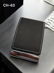 Cork Card Holder with Leather Touch Business Card Case Simple and Royal Look Card <b>Wallets</b> High Quality Luxury Design - Product Image 3