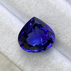 Piedra de Tanzanita Natural Certificada, Corte Corazón, Color Azul Real Intenso, con Excelente Color, Zoisita Natural, 8.13 Quilates, Claridad Loupe - Product Image 5