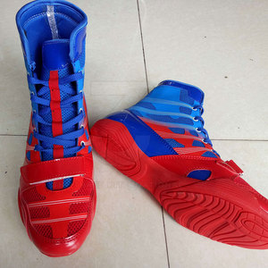 Zapatos de Boxeo de Cuero Personalizados de Alta Calidad, Suela de Goma Antideslizante, Diseño Transpirable y Ligero, Ajuste Cómodo, Construcción Duradera - Product Image 6