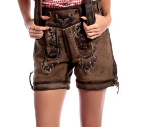 Tenue professionnelle pour femmes en Lederhosen avec impression ou broderie de logo personnalisé – Uniforme d'Oktoberfest - Product Image 4