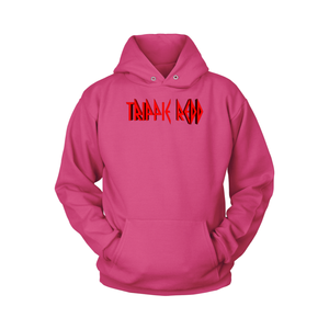 Sweat-shirt en coton peigné pour femmes imprimé personnalisé à manches longues poche kangourou épaule tombante conception Slogan sweats à capuche hiver - Product Image 4