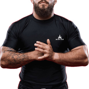 Rash Guard for Men MMA Grappling Rash Guard Custom BJJ Full Sleeve No <strong>Gi</strong> Compression Shirt - Product Image 6
