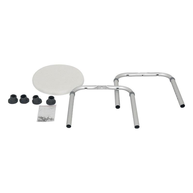MN-XZY002 Rotary Bath Shower Chair with Armrests Adjustable Elder Portable Folding Bath  Chair