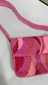 Sac à main rectangulaire en toile bleue fait main ALI FASHION ART avec broderie de tortue verte, lavable et pour usage quotidien - Product Image 3