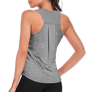 เสื้อกล้ามผู้หญิง ผ้าระบายอากาศ สัมผัสนุ่ม สวมใส่สบาย เหมาะสำหรับออกกำลังกาย ฟิตเนส โยคะ ชุดแฟชั่นทันสมัย พร้อมขายออนไลน์ - Product Image 5