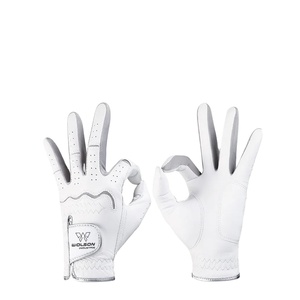 Wolson Industry Unisex Guantes de golf de cuero Cabretta de alta calidad Mano izquierda derecha Pantalla táctil Compatible para hombres y mujeres - Product Image 1