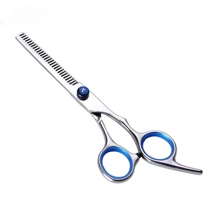 Tijeras Profesionales para Adelgazar el Cabello, Hoja Afilada de Acero Inoxidable 6CR13, Mango de Plástico, para Diestros, Mango Largo, Uso en Salón, 28 Dientes - Product Image 3
