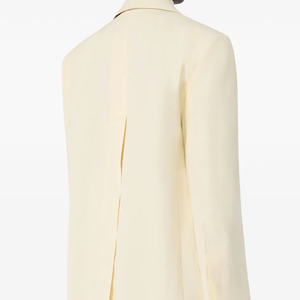 Blazer Femme Personnalisé avec Logo OEM, Vente en Gros, Couleur Unie, Manches Longues, Style Décontracté Chic pour Bureau, Veste de Costume, Tenue de Bureau - Product Image 2