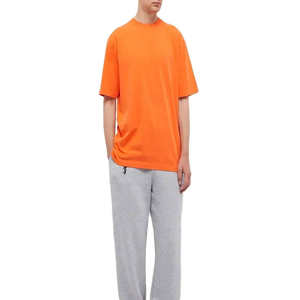 Camiseta de punto 100% algodón para hombre, corte holgado, hombros caídos, estampada, de alta calidad, estilo urbano, de secado rápido y transpirable, manga corta. - Product Image 3