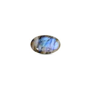 Natural Labradorite Oval Cabochon 14.15 Carat Loose Gemstone for Fine Jewelry - Product Image 1