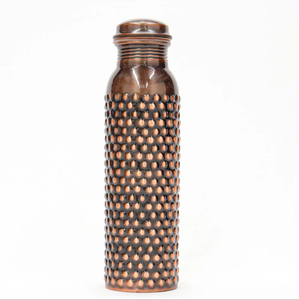 Botella de cobre de alta calidad, pulida a espejo, botella de cobre simple con brillo premium y estilo de vida saludable. - Product Image 2