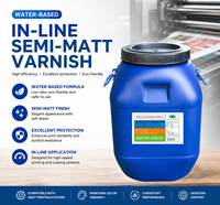 Barniz de Recubrimiento Semibrillante a Base de Agua Ecológico Lihap, Modelo 8389, para Impresión de Embalajes de Papel
