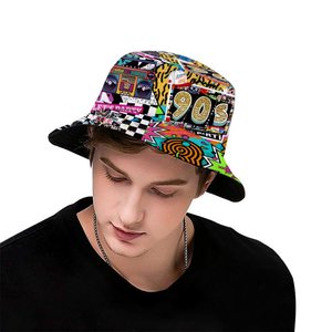 หมวกบักเก็ตสีพื้นขายดี สวมใส่สบาย ระบายอากาศได้ดี ผลิตจากผ้าฝ้าย 100% เหมาะสำหรับชายหาด ตกปลา กิจกรรมกลางแจ้ง ท่องเที่ยว ป้องกันแสงแดด - Product Image 4