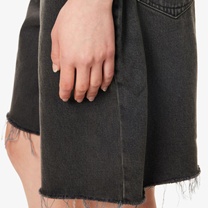 Shorts de Mezclilla Premium para Mujer, Ropa de Mezclilla Moderna y a la Moda para la Temporada de Verano, Shorts de Mezclilla de Cintura Alta con Lavado Suave para Mujer - Product Image 4