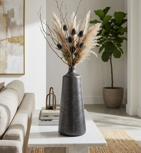 Vases décoratifs en métal doré européens sur mesure, grands et hauts, faits à la main, de luxe, pour mariages, vente en gros - Product Image 3