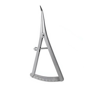 Calibre angulaire de 4,5 pouces de long pour la cartographie osseuse, instrument de mesure 0-40 mm avec échelle de précision pour la dentisterie, la chirurgie, l'orthodontie et les implants - Product Image 6
