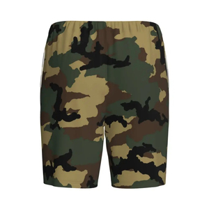 Shorts d'été pour hommes en coton élastique, multi-poches, coupe décontractée, anti-plis, style urbain, pour la pêche et la chasse, motif camouflage - Product Image 2