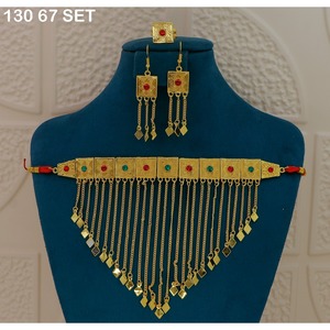 Gold Plated Fashion Martasha Necklace New <b>Arabic</b> Fashion Gold Plated Khannaki Necklace Elegant Dubai Bohemian Gold Plated - Product Image 3