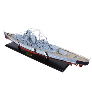 Modelo de Barco Bismarck de Madera Hecho a Mano, Decoración Náutica de Vietnam para Hoteles, Oficinas, Hogares y Regalos - Contacto para Venta al por Mayor - Product Image 2