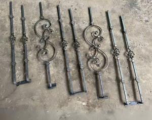 Barandilla de Escalera de Hierro Forjado Personalizada al por Mayor, Pasamanos Moderno para Escaleras Interiores, Balaustrada Decorativa de Metal para Balcón, 3 Años de Garantía - Product Image 4