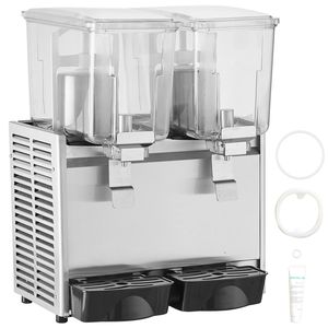 Macchina per Bevande Fredde in Acciaio Inox a 2 Serbatoi da 280W, 13.6 Qt (28oz), 220V, Acciaio Inox 304, 41 X 53.6cm - Product Image 1