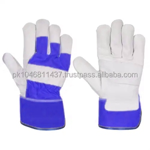 Gants de travail en cuir de vachette grainé de haute qualité, gants de sécurité canadiens pour la sécurité industrielle et la protection des mains - Product Image 6